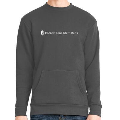 CornerStone State Bank - Unisex Long Sleeve Crew with Pocket Thumbnail