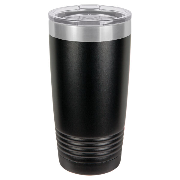 CornerStone State Bank - Polar Camel 20 oz. Ringneck Vacuum Insulated Tumbler w/Clear Lid Thumbnail